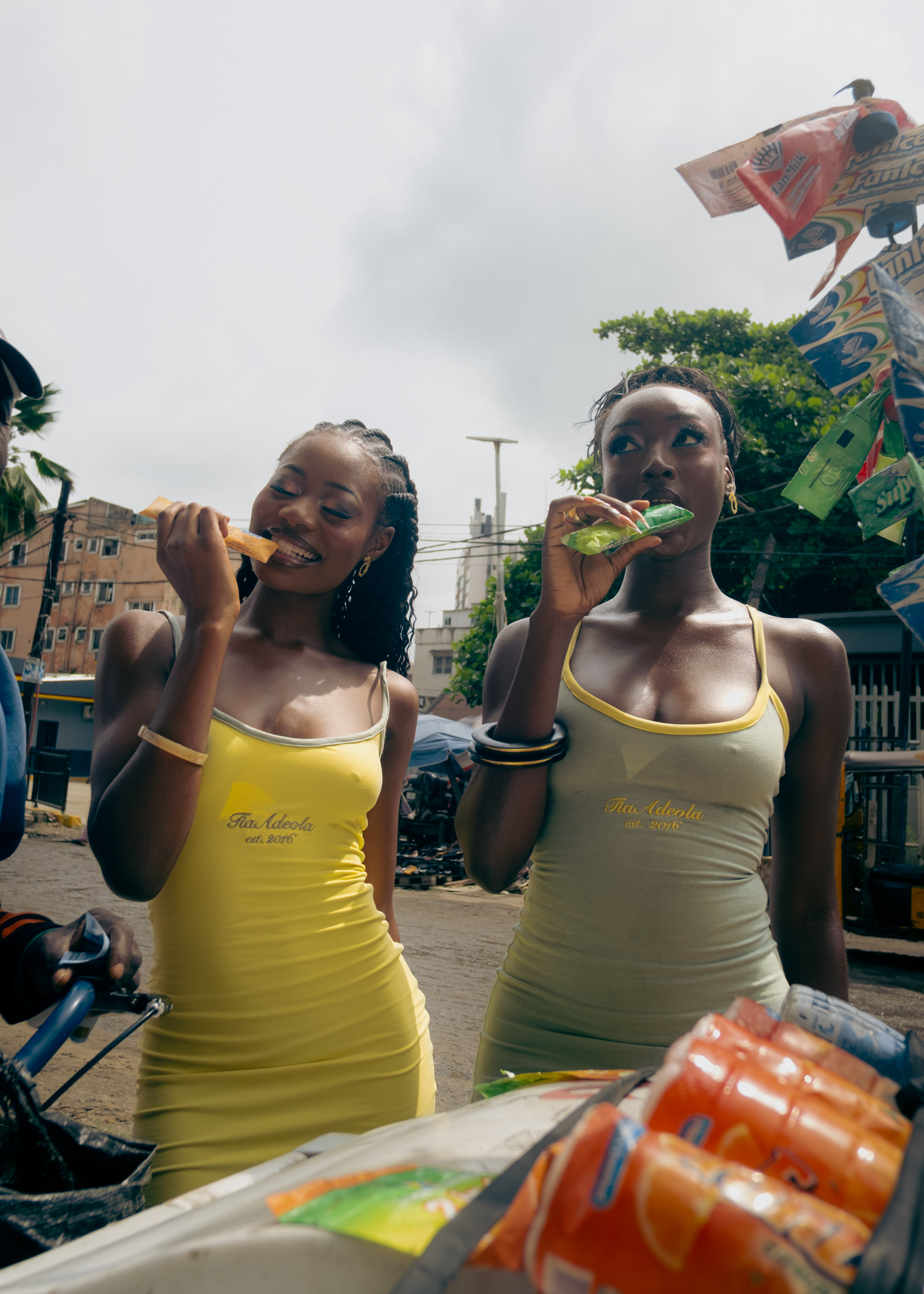 Look from Tia Adeola SS26 via @tiaadeola via Tia Adeola. Photography by Ayanfe Olarinde. Creative Direction by Ashley Okoli