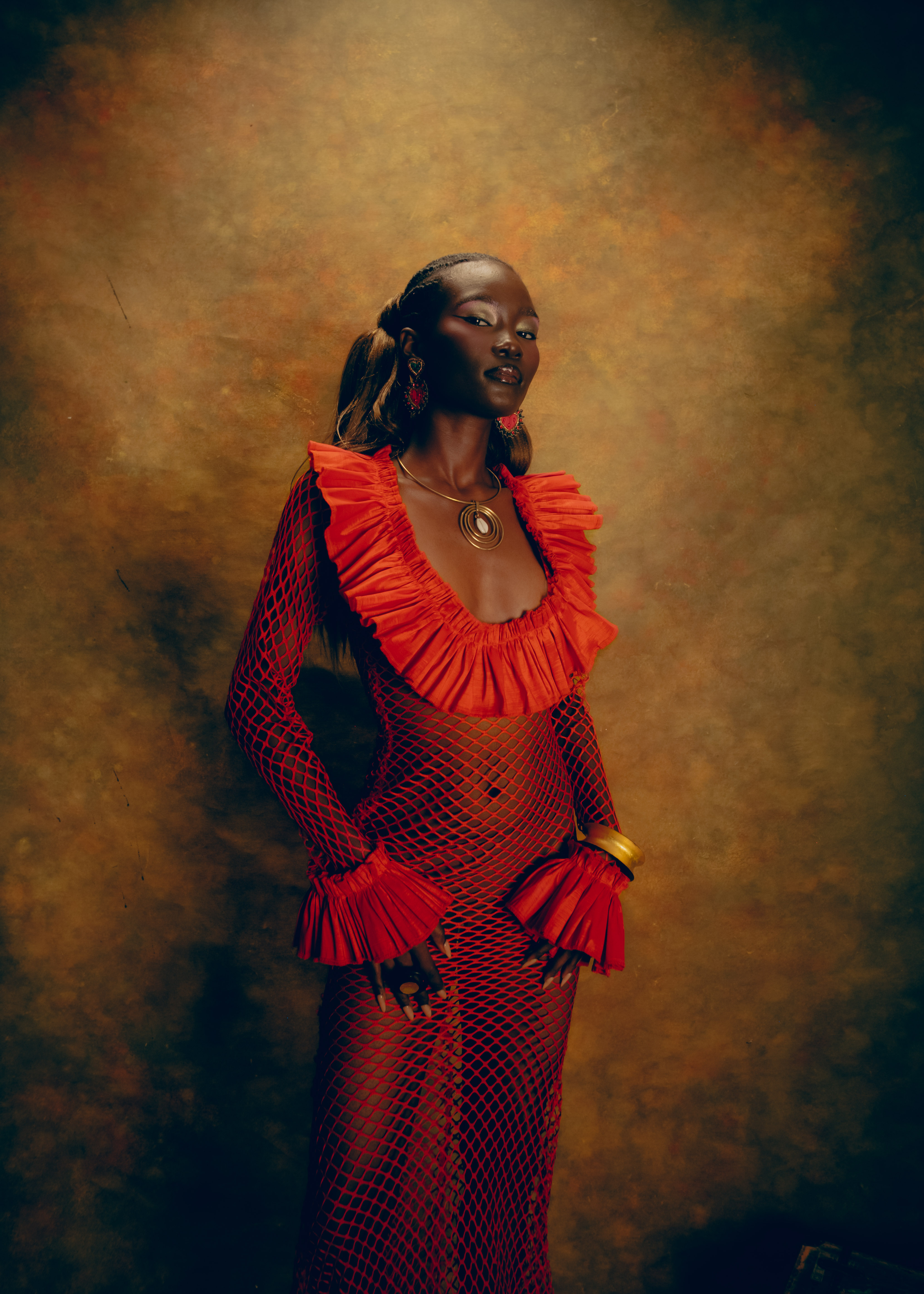 Look from Tia Adeola SS26 via @tiaadeola via Tia Adeola. Photography by Ayanfe Olarinde. Creative Direction by Ashley Okoli