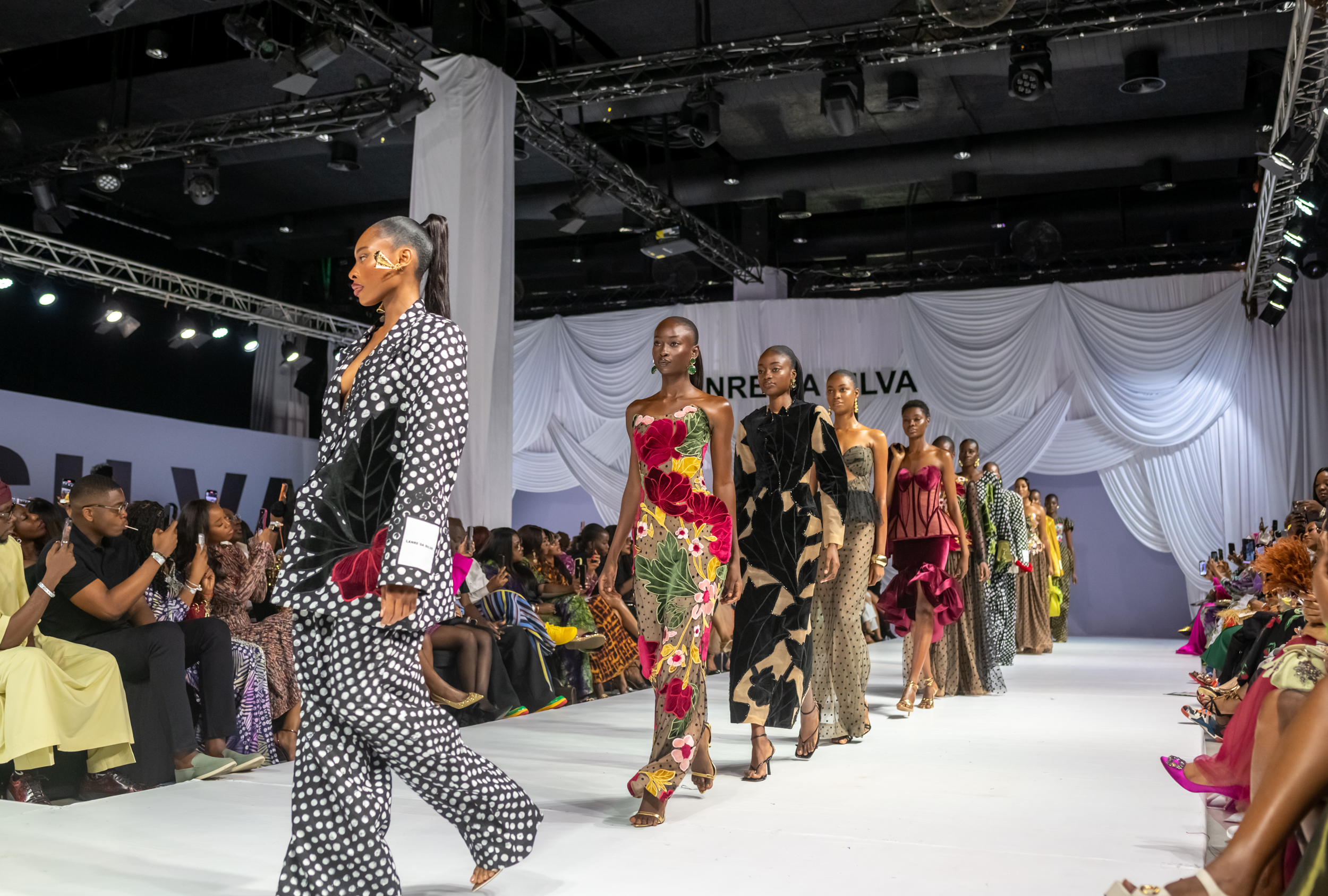 The Lanre Da Silva SS26 show via Lanre Da Silva