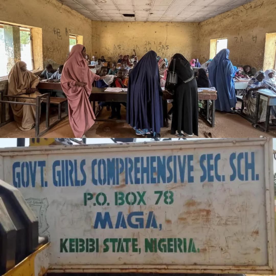 25 schoolgirls in Kebbi: Female students at the Government Girls Comprehensive Secondary School in Maga, Kebbi State via @KukoyiBusola on X