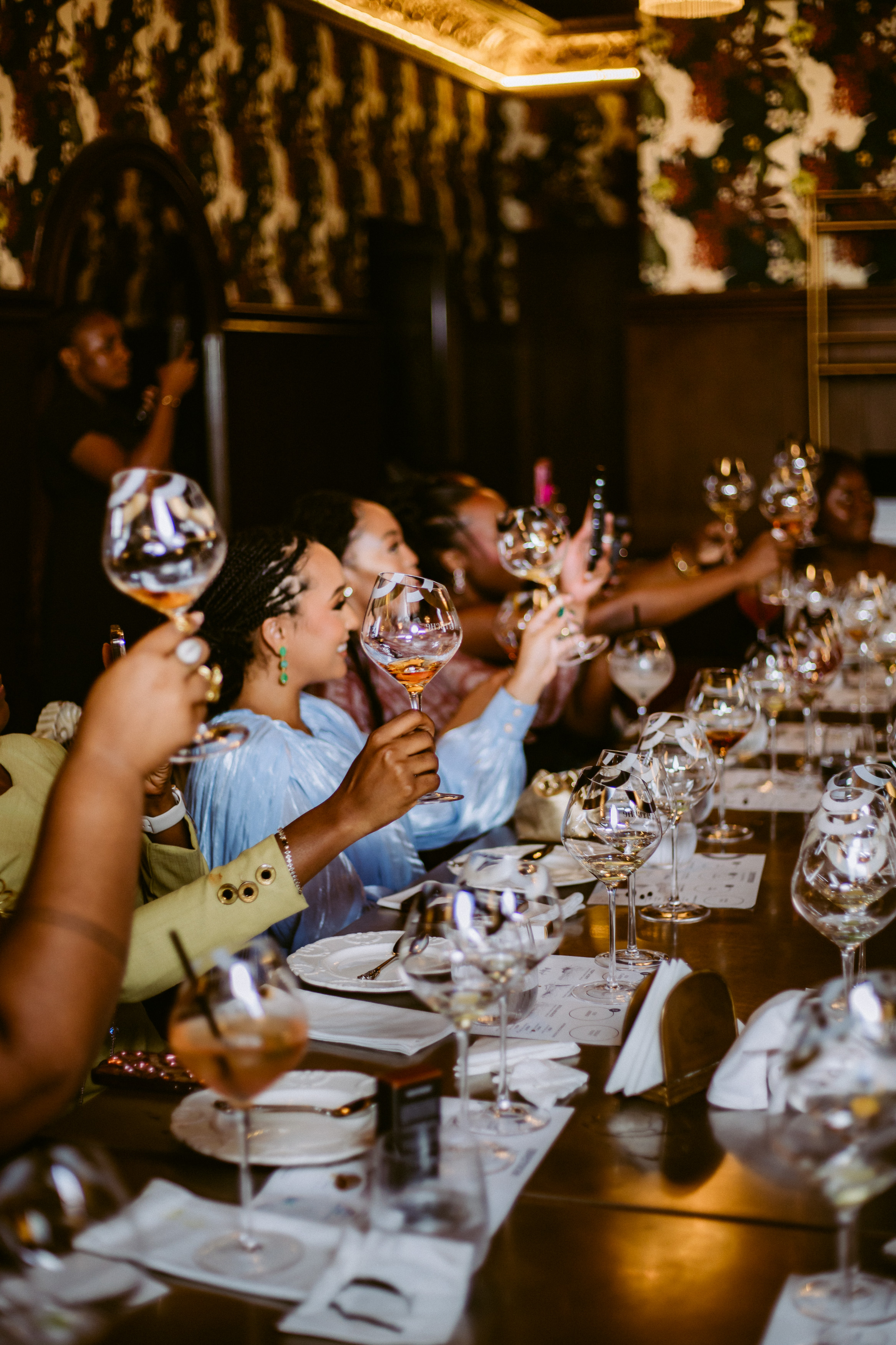 Table at the Inverroche night of celebration via Inverroche gin