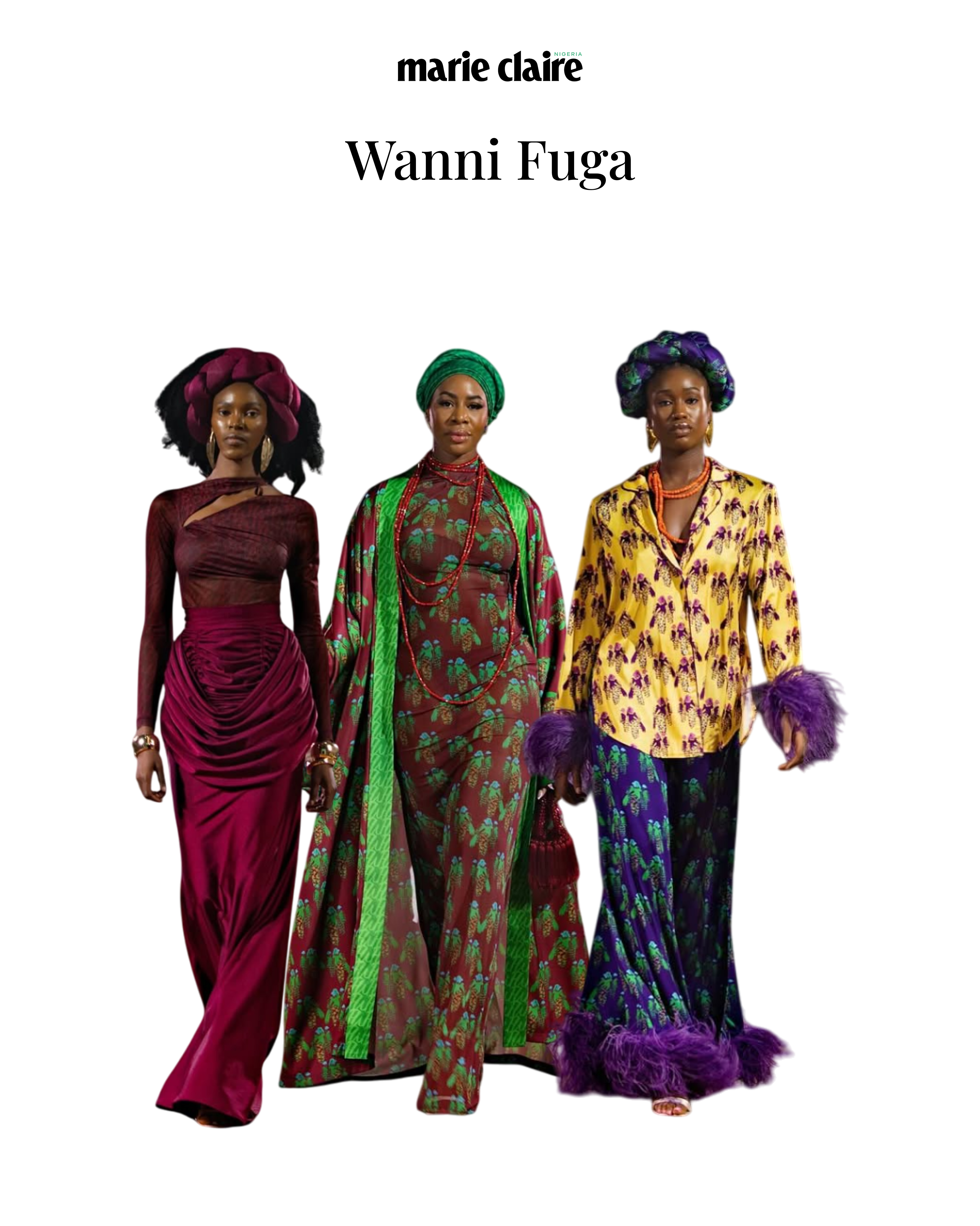 Wanni Fuga via @lagosfashionweekofficial via Instagram