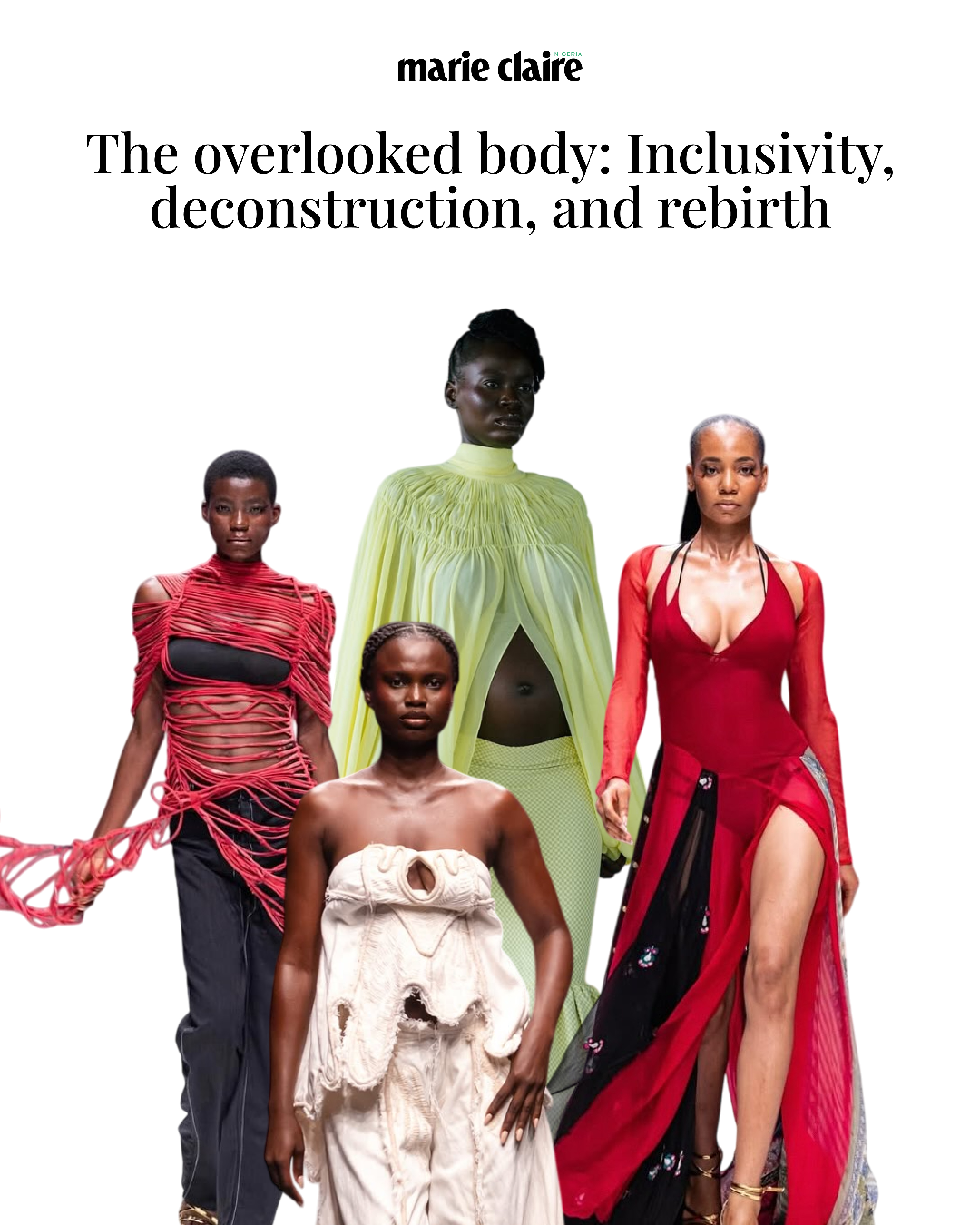 Looks from Oríré, PETTRE TAYLOR, Ajanéé at Lagos Fashion Week via @lagosfashionweekofficial