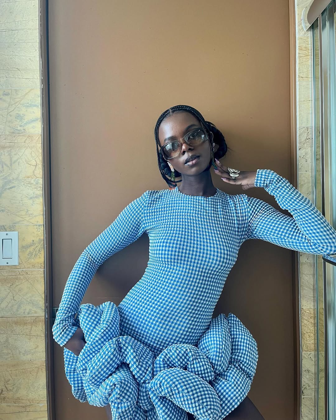 Oyinkansola Dada wearing Kadiju via @oyinkandada via Instagram