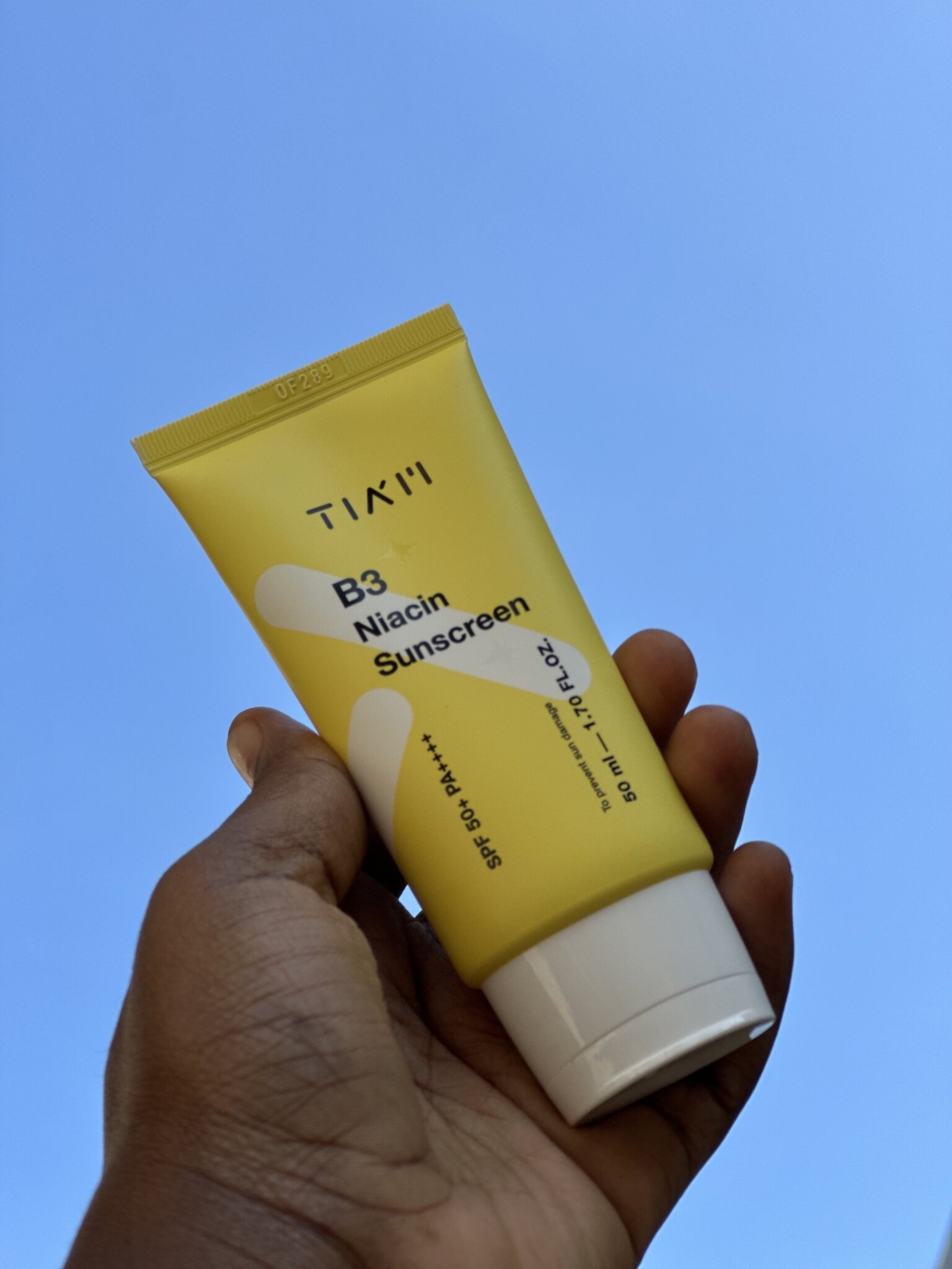 TIAM Vita B3 Niacin sunscreen 
