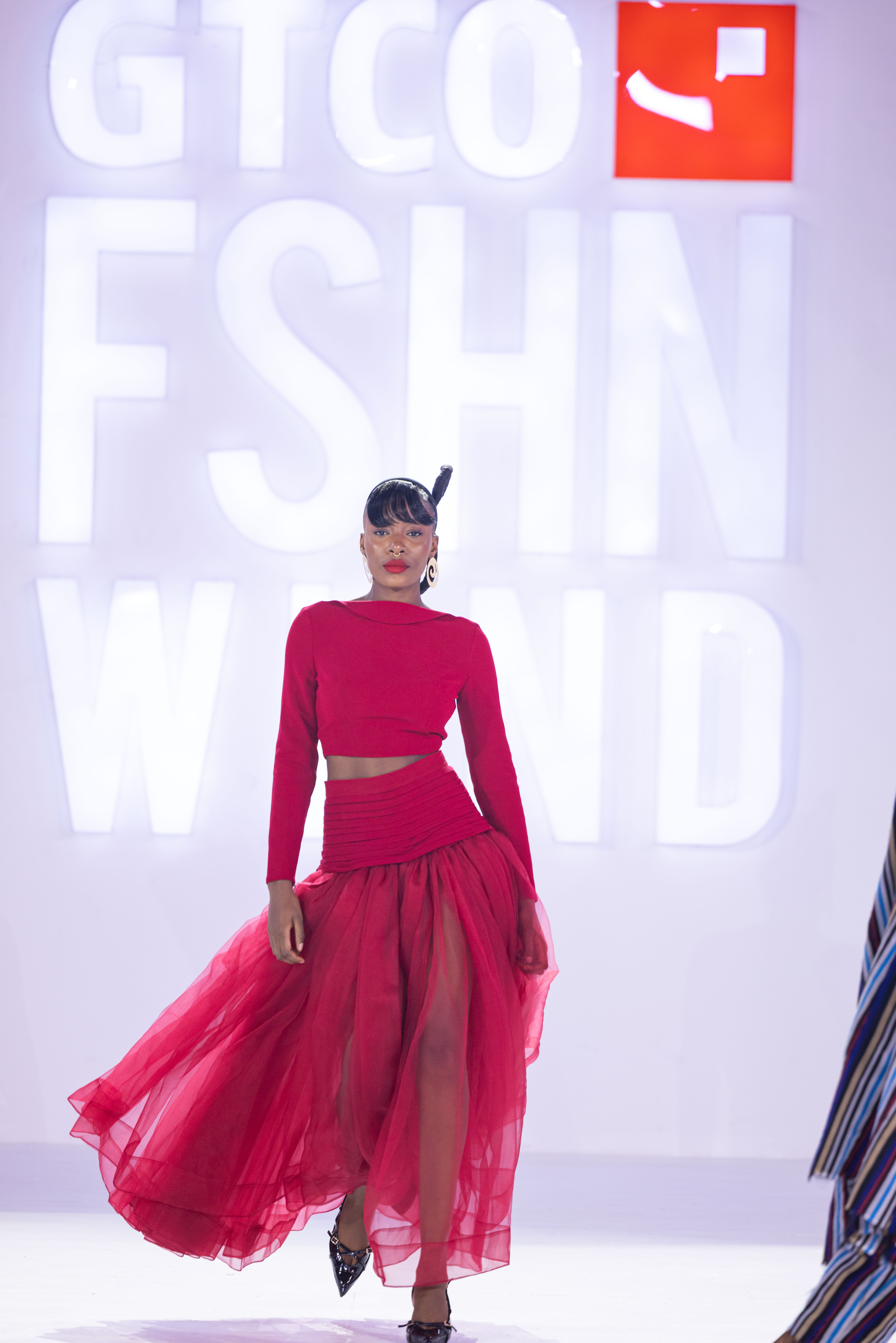 Ituen Basi drop waist piece