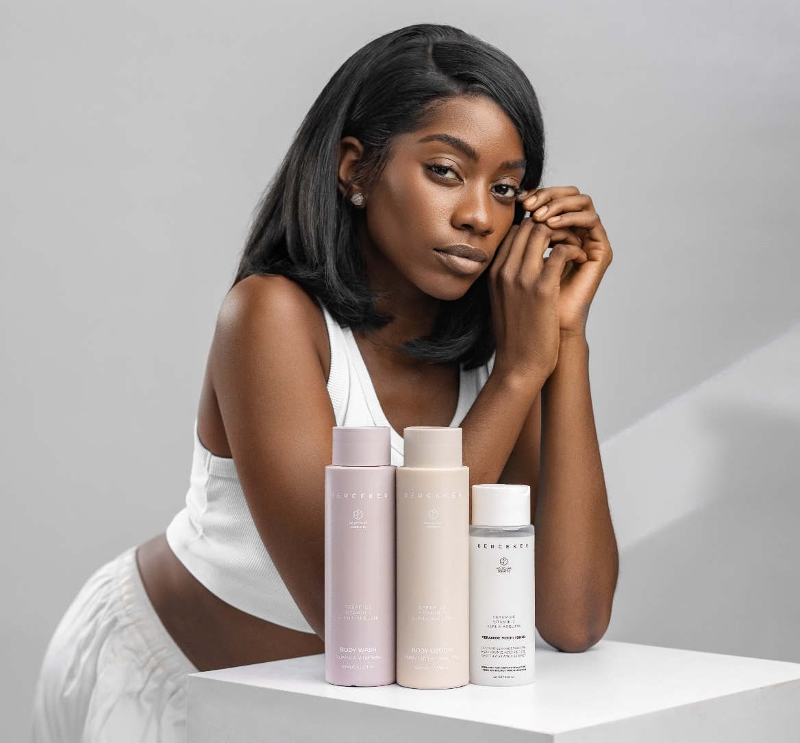 Bercēker Body wash, Body lotion, and Mochi Toner via Bercēker