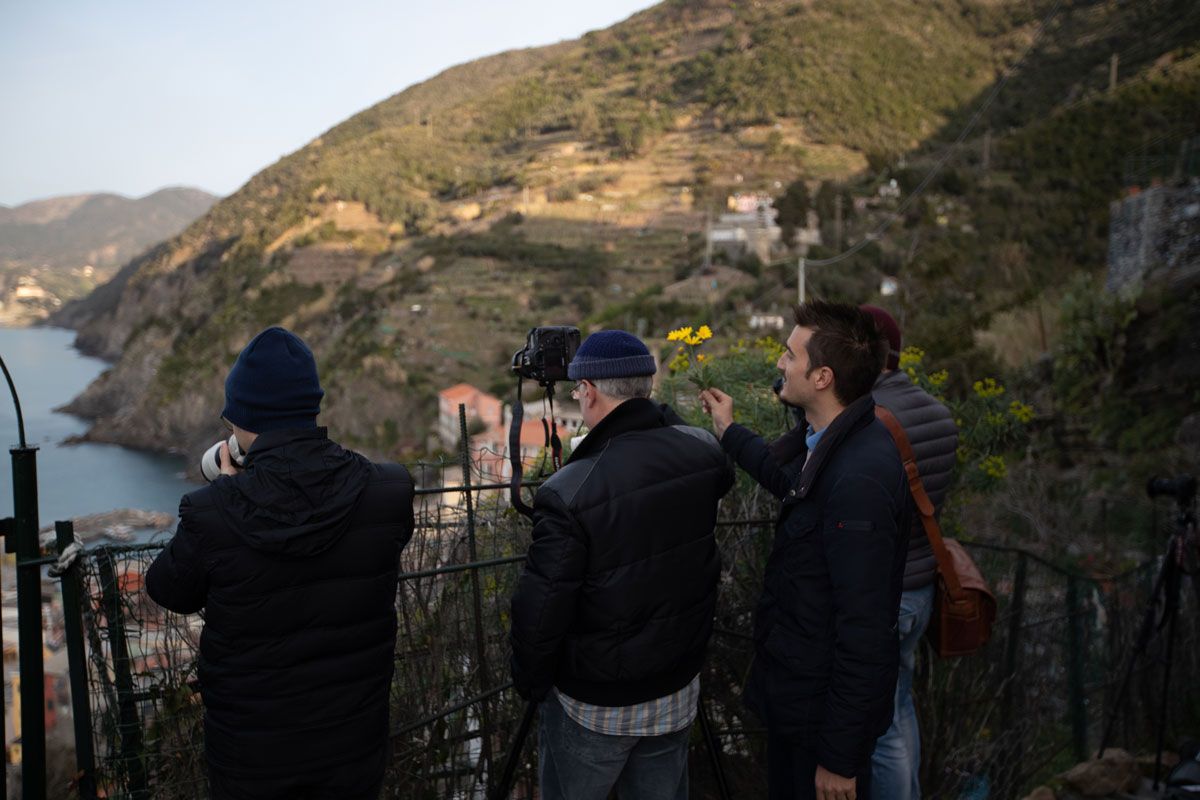 Gruppo weshooters viaggio fotografico cinque terre