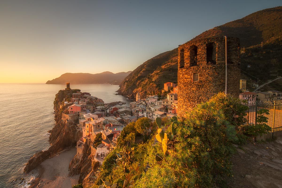 Tramonto durante Viaggio fotografico a Vernazza, Cinque Terre
