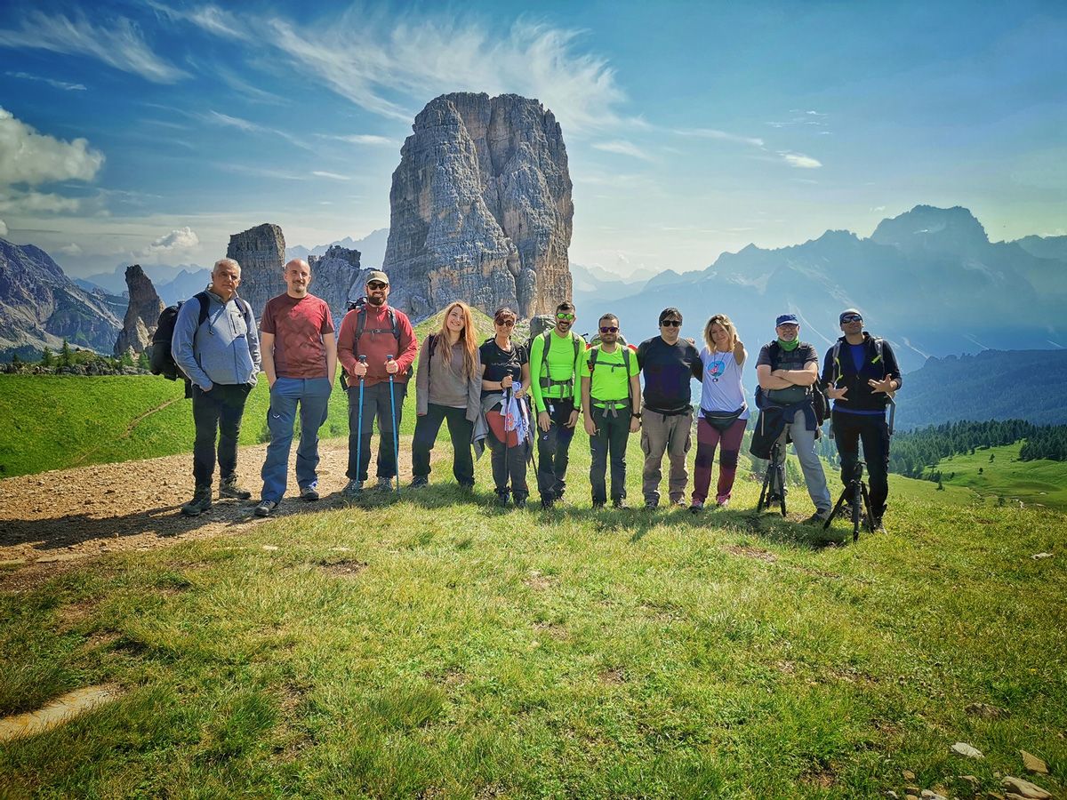 WeShooters foto gruppo cinque torri viaggio fotografico dolomiti