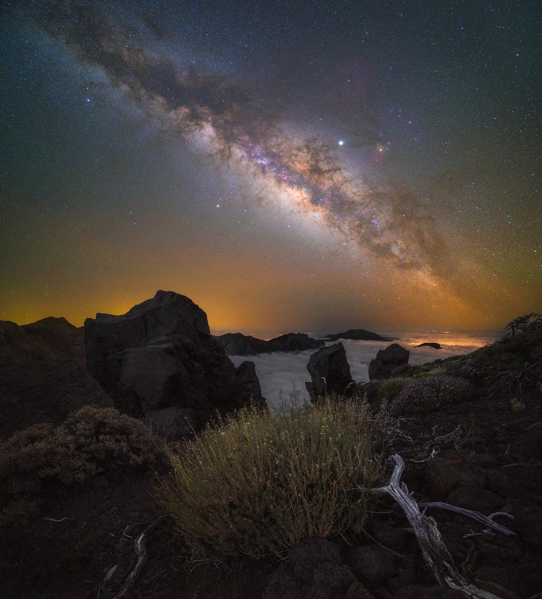 via lattea Roque De Los Muchachos viaggio fotografico la palma