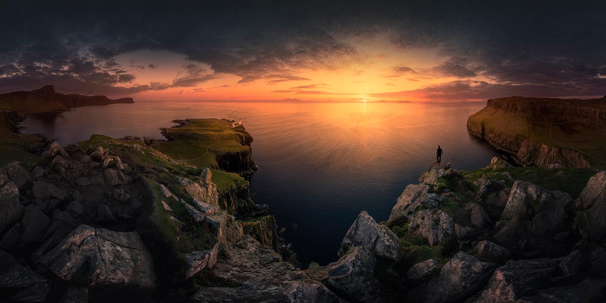 tramonto neist point viaggio fotografico scozia castelli e fari