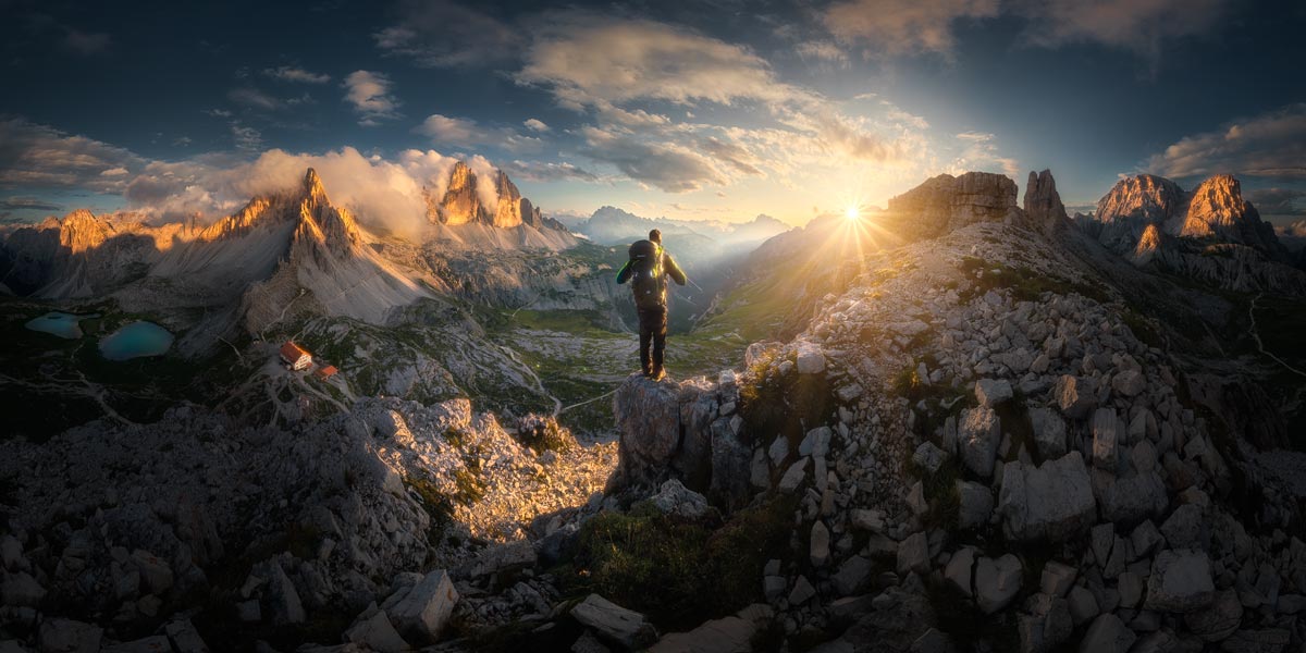 foto tramonto dolomiti viaggio fotografico italia