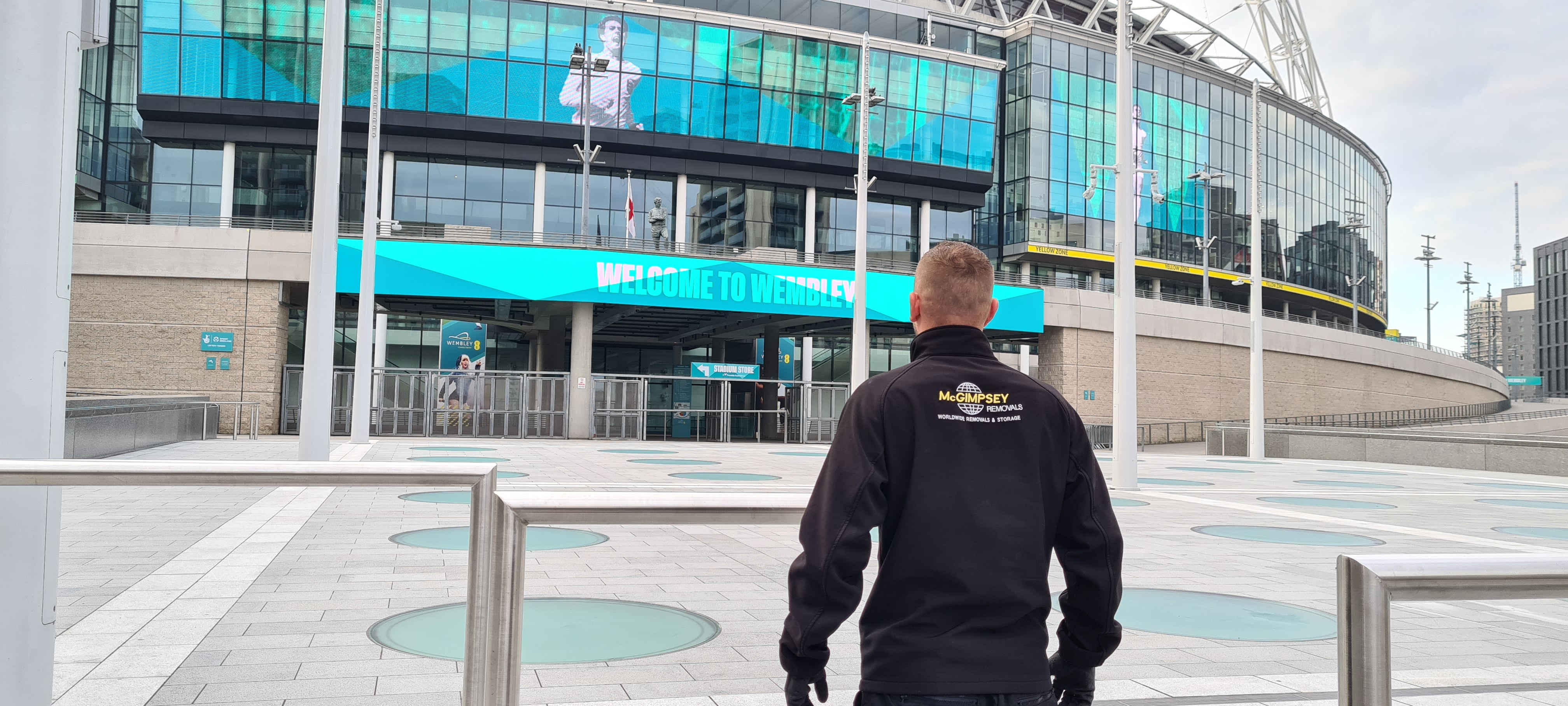 Sam at Wembly