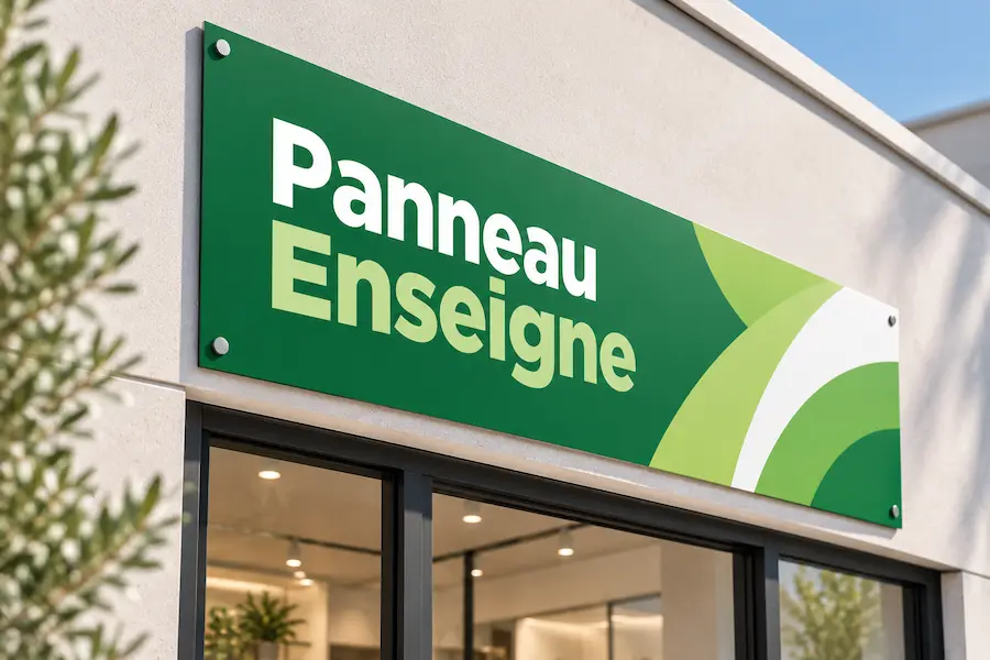Panneau enseigne