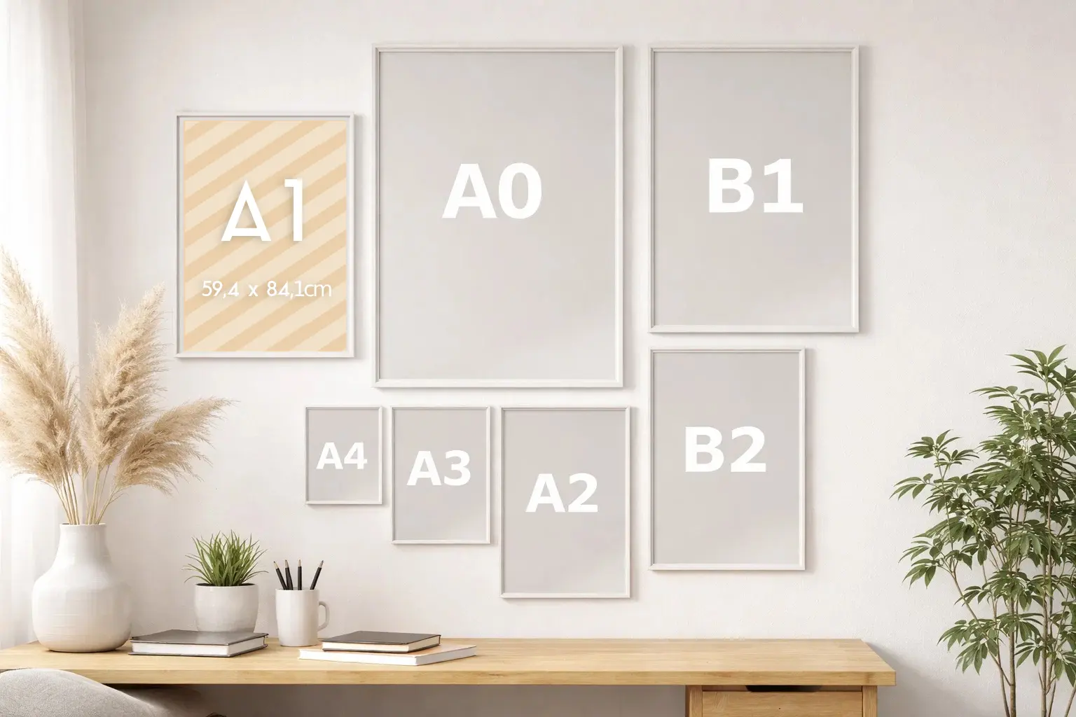 Affiche A1 gabarit décor