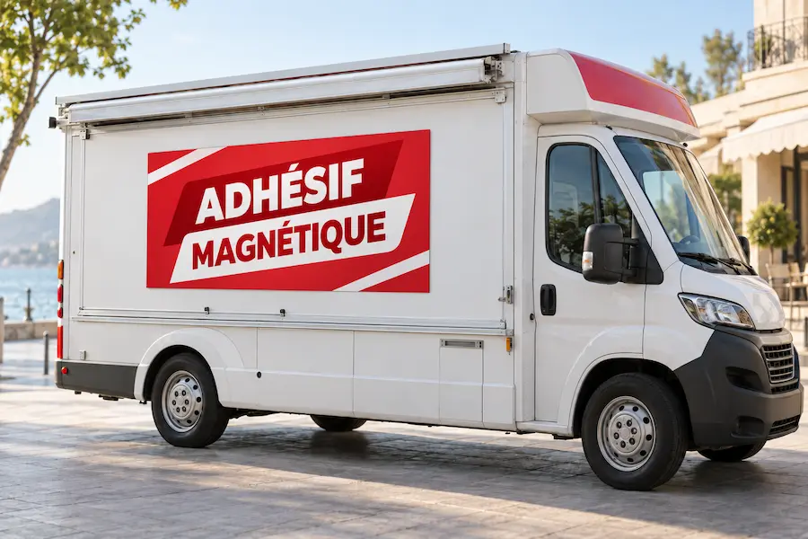 Adhésif magnétique - impression personnalisée