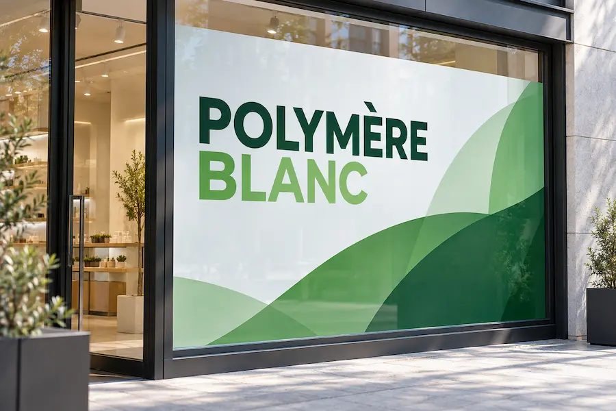 Polymère blanc - impression personnalisée