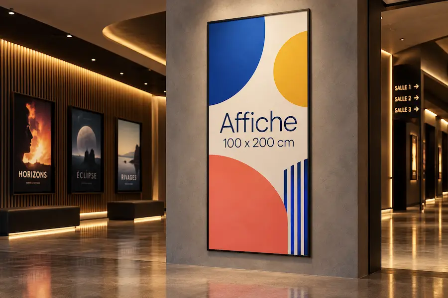 Affiche 100x200cm - impression personnalisée