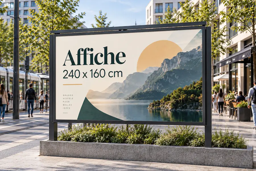 Affiche 240x160 - impression personnalisée