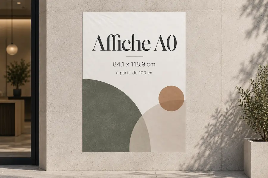 Affiche A0 (84,1 x 118,9cm) - 100 ex et +