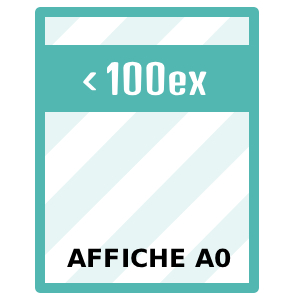 Affiche A0 (84,1 x 118,9cm) - de 1 à 99 ex