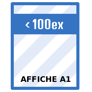 Affiche A1 (59,4 x 84,1cm) - de 1 à 99 ex