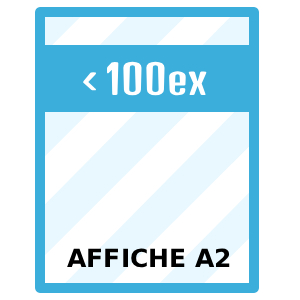 Affiche A2 (42 x 59,4cm) - de 1 à 99 ex