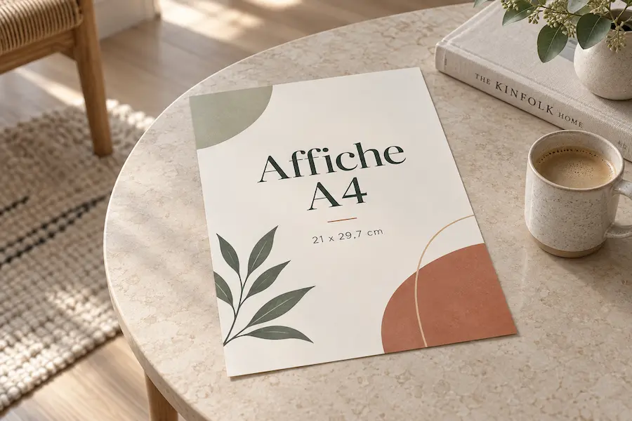 Affiche A4 ( 21x29,7cm )