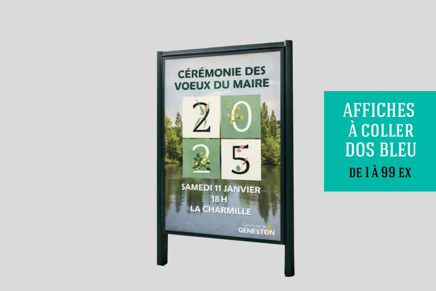 Affiche dos bleu 1-99 ex