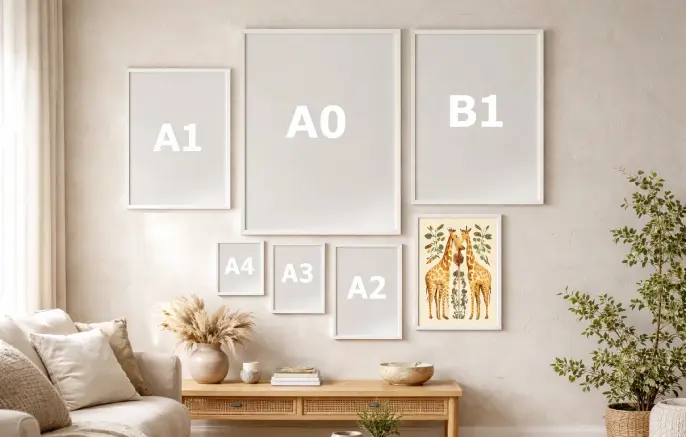 Affiche B2 comparaison gabarit