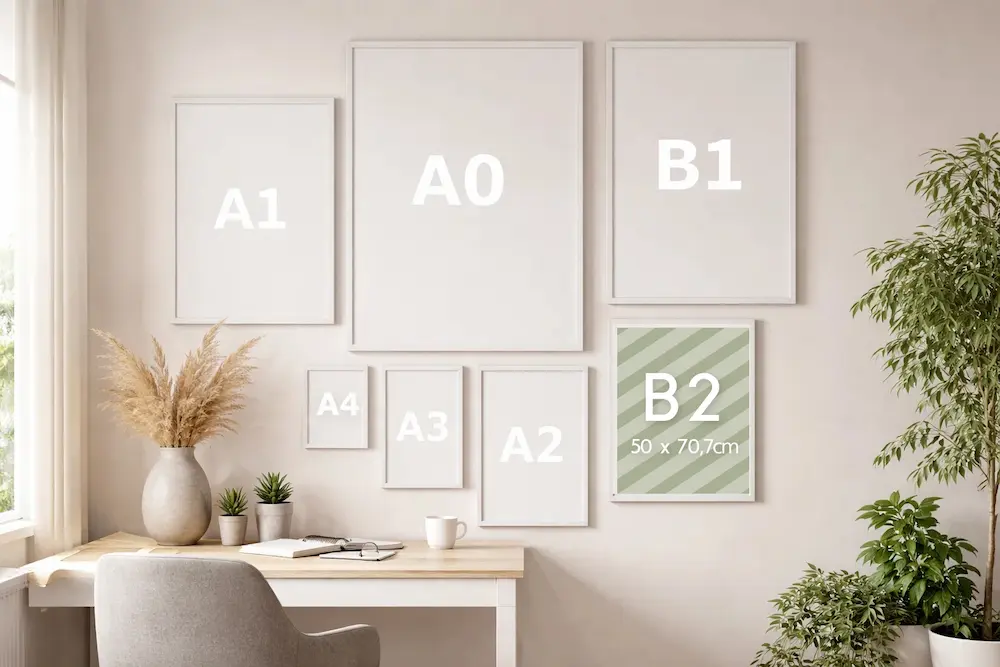 Affiche B2 gabarit décor