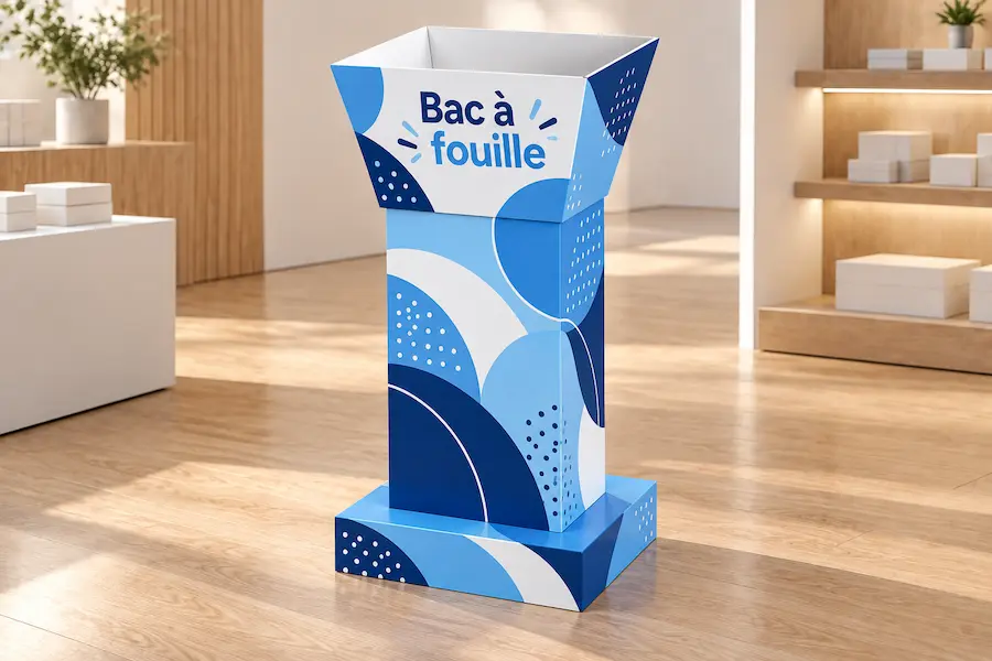 Bac à fouille carton ou akylux