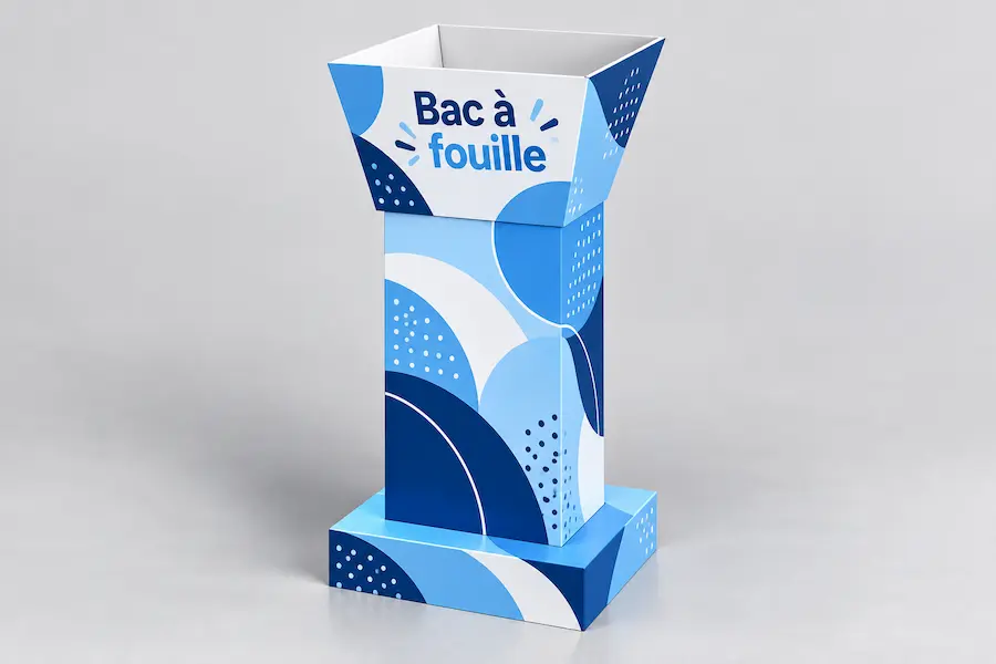 Bac à fouille - impression personnalisée