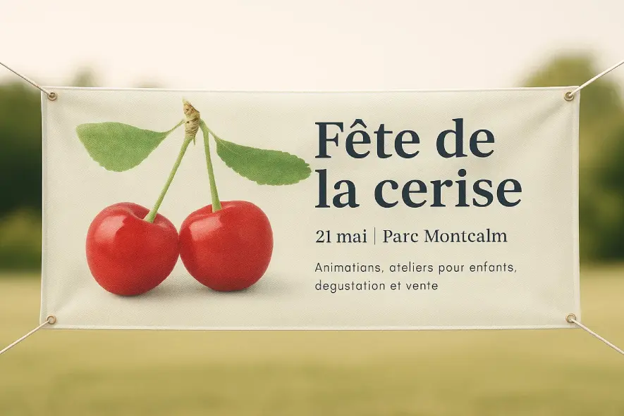 bâche publicitaire intissée