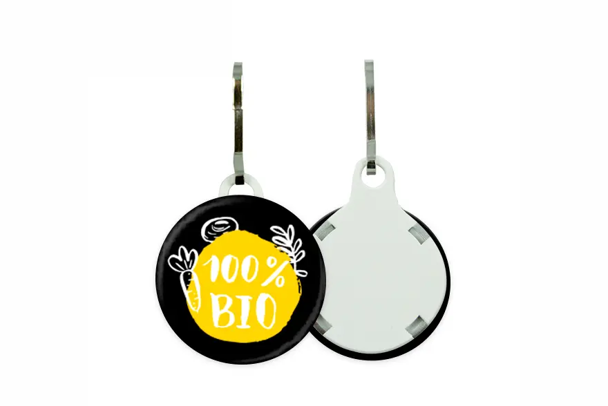Badge avec tirette - impression personnalisée