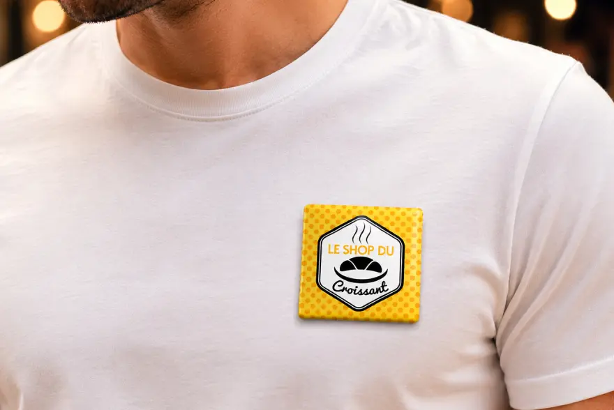Badge épingle personnalisé - impressions sur mesure