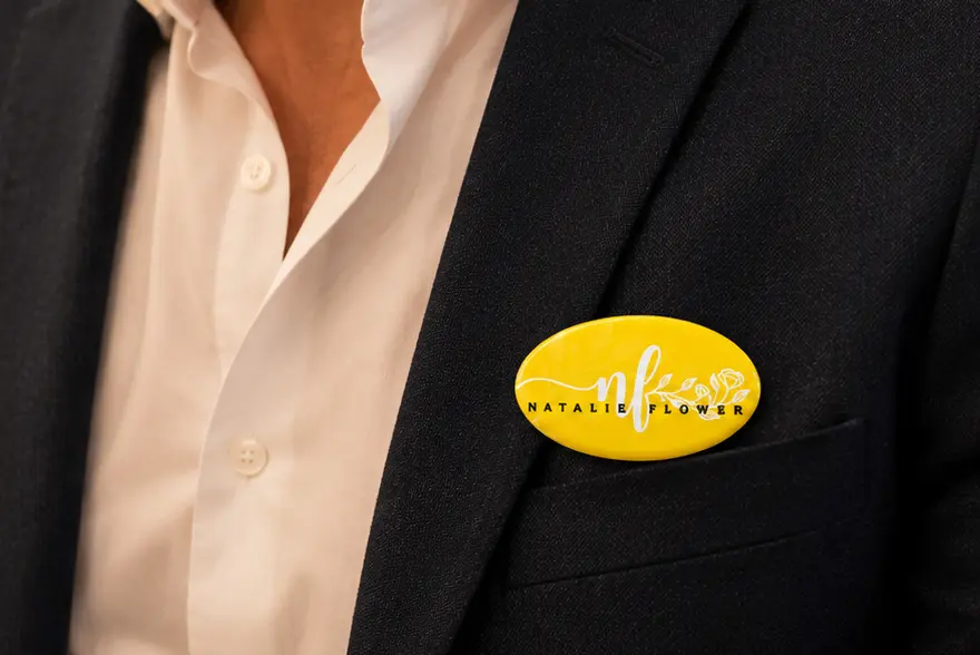 Badge Pince épingle - impression personnalisée sur mesure