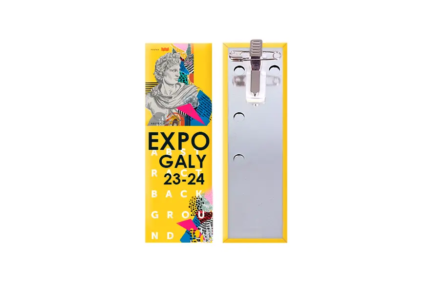 Badge Pince épingle - impression personnalisée sur mesure