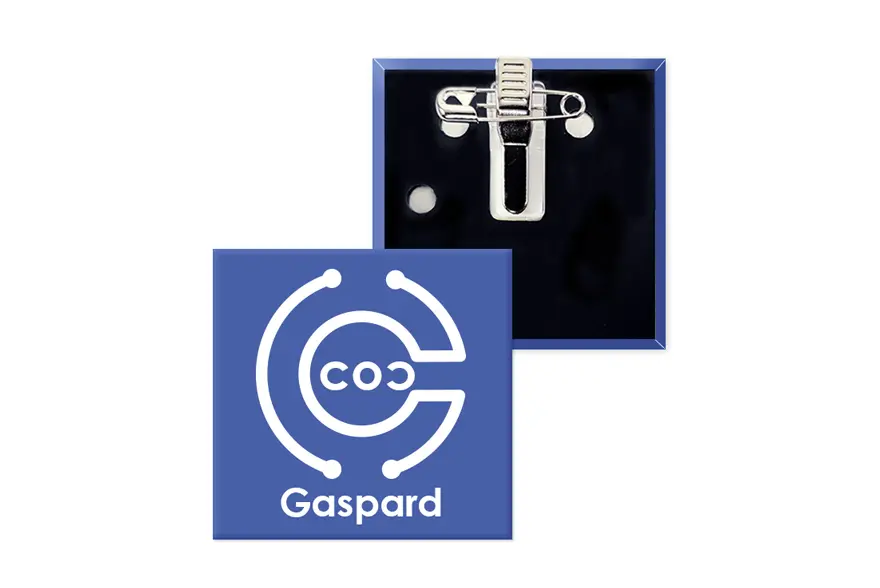 Badge Pince épingle - impression personnalisée sur mesure