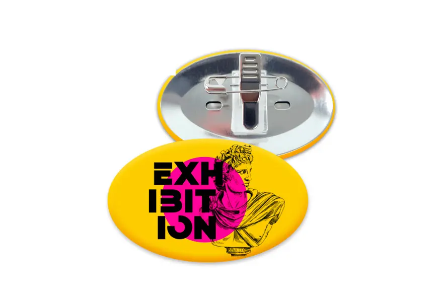 Badge Pince épingle - impression personnalisée sur mesure