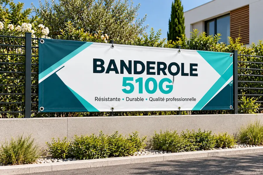 Banderole 510g - impression personnalisée