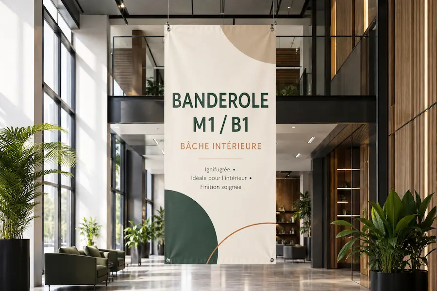 Banderole M1/ B1 - Bâche intérieure
