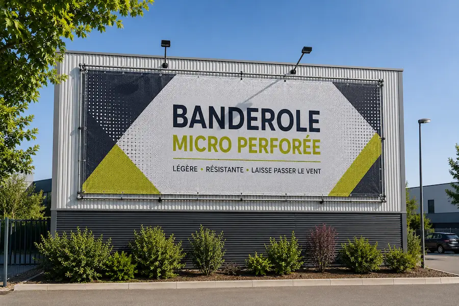 Banderole grille/mesh