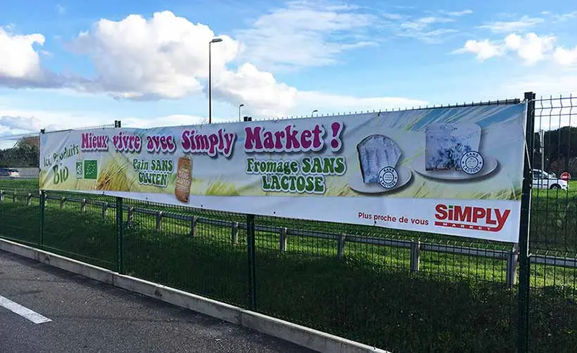 Banderole publicitaire pour evenements