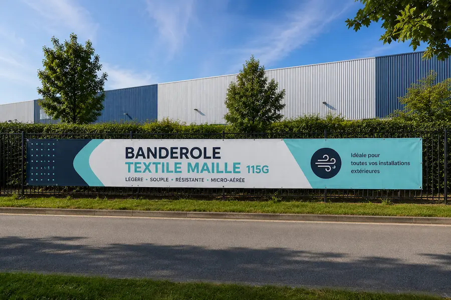Banderole textile maille 115g