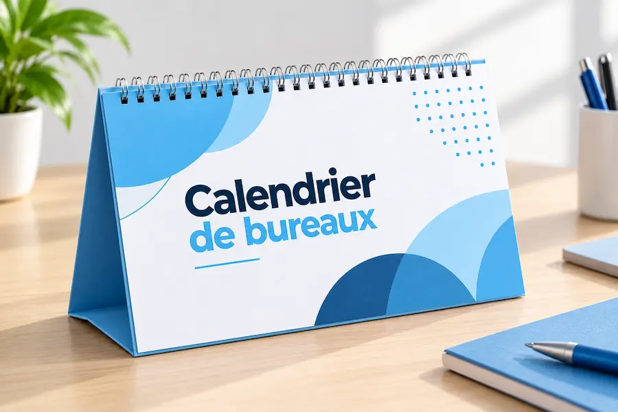 Calendrier de bureau - impression personnalisée