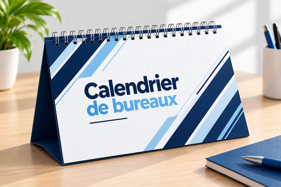 Calendrier de bureau - impression personnalisée