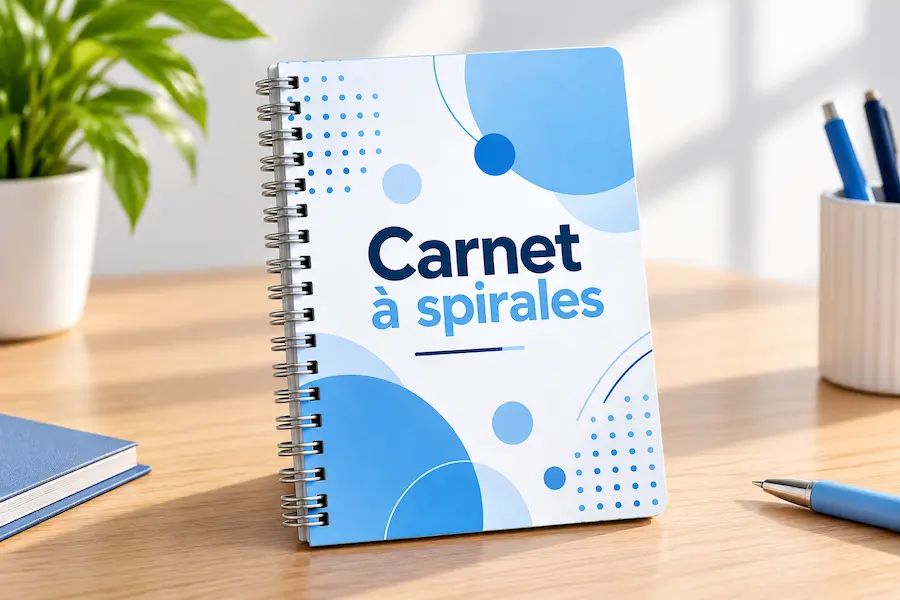 Carnet à spirales - impression personnalisée