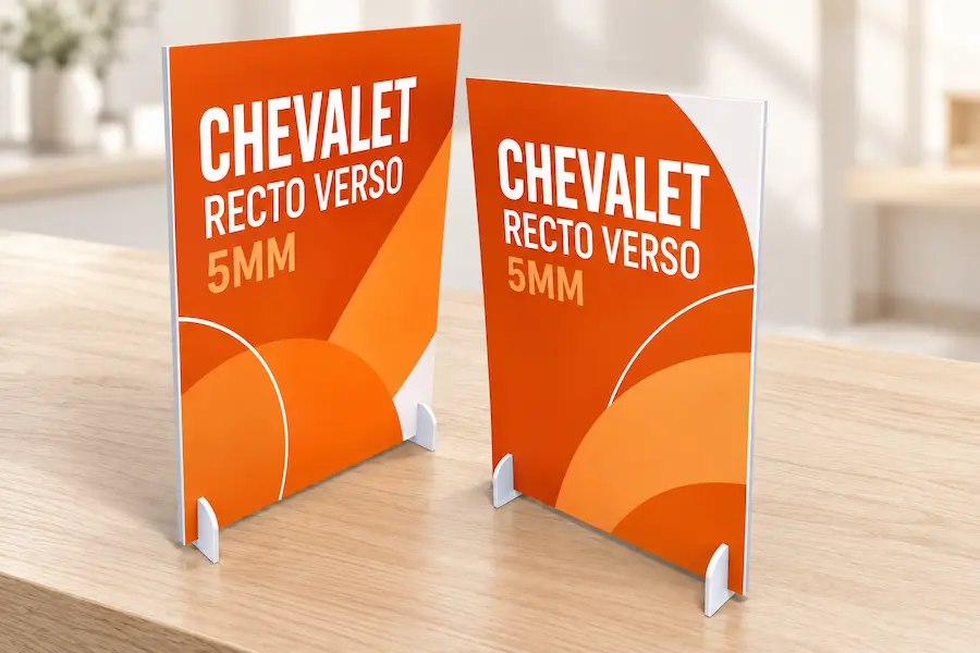Chevalet de comptoir Forex 5mm